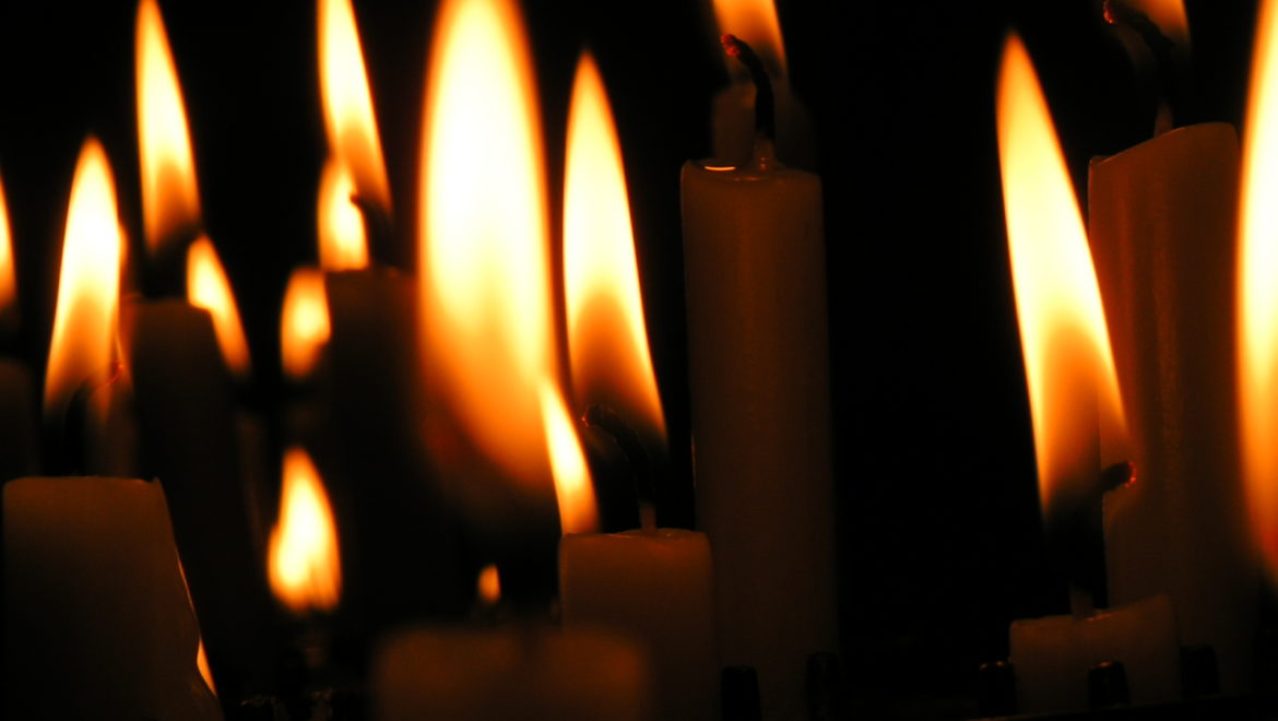 Candle fire