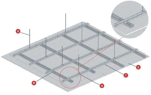  Faux  Plafonds  coupe  feu  Mercor Tecresa