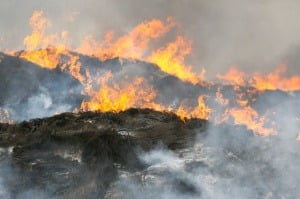 Espectaculares fotos del incendio de Seseña