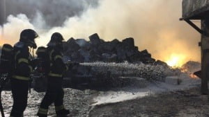 Nube tóxica de magnesio en Madrid por un incendio